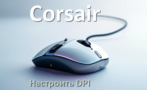 
Как на мышке Corsair настроить DPI поменять кнопкой и из программы в Windows 10, 11