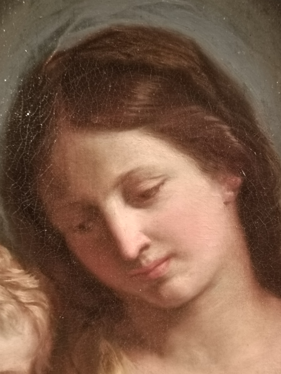 Гверчино (Джованни Франческо Барбьери) Мадонна с младенцем. Середина 1640-х. Москва ГМИИ им. А. С. Пушкина.