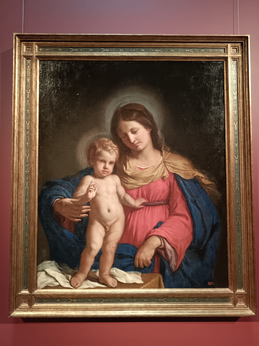 Гверчино (Джованни Франческо Барбьери) Мадонна с младенцем. Середина 1640-х. Москва ГМИИ им. А. С. Пушкина.