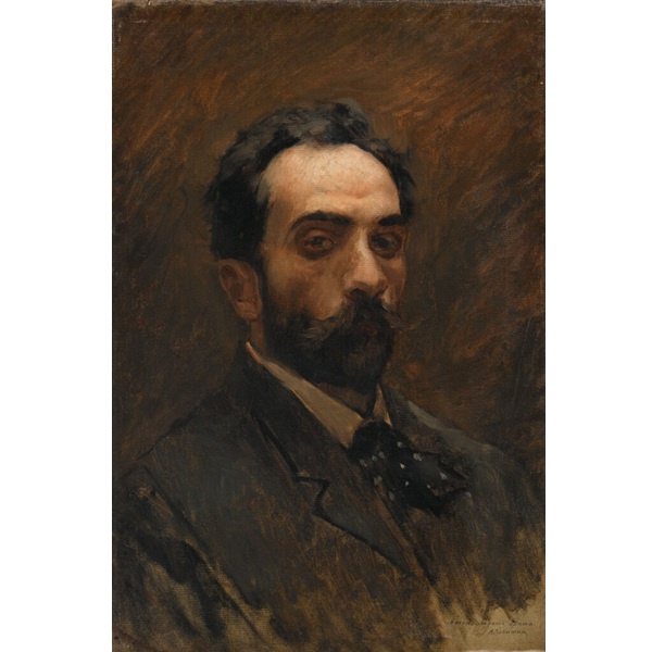 Исаак Левитан. Автопортрет. 1890-е. Холст, масло. 58,7 x 39,6. Государственная Третьяковская галерея