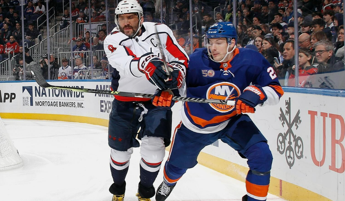 Александр Овечкин в матче с "Айлендерс". Фото: НХЛ