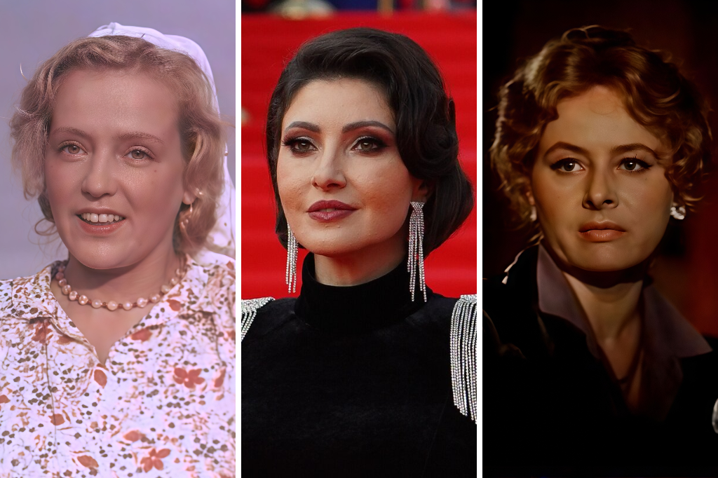    Фото © «Кубанские казаки», режиссер Иван Пырьев / kino-teatr.ru / АГН «Москва» / Пелагия Тихонова / «Старый Новый год», режиссеры Олег Ефремов, Наум Ардашников / Kinopoisk.ru