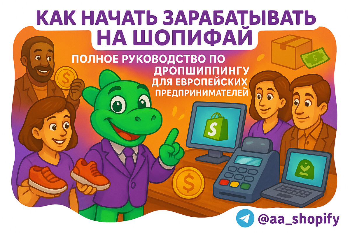    Как начать зарабатывать на Шопифай: Полное руководство по дропшиппингу для европейских предпринимателей aa_ecom