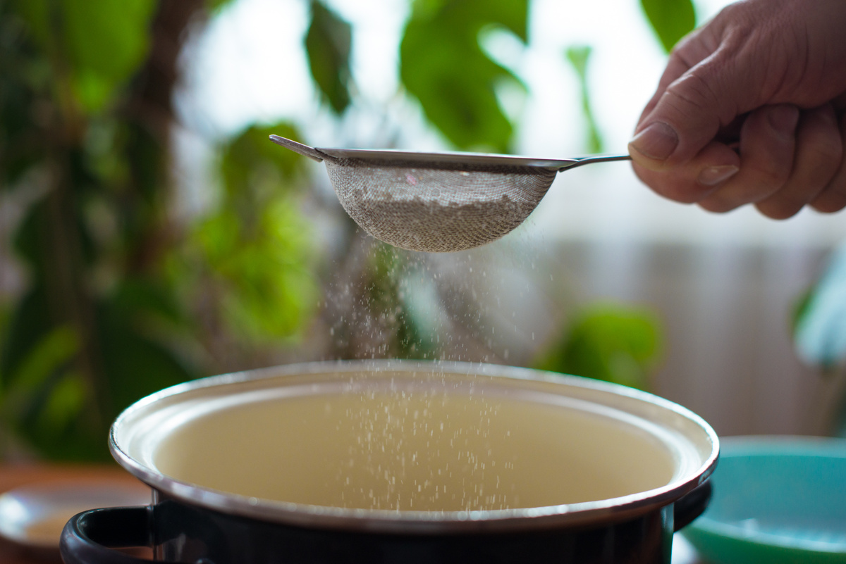 Просеиваем муку