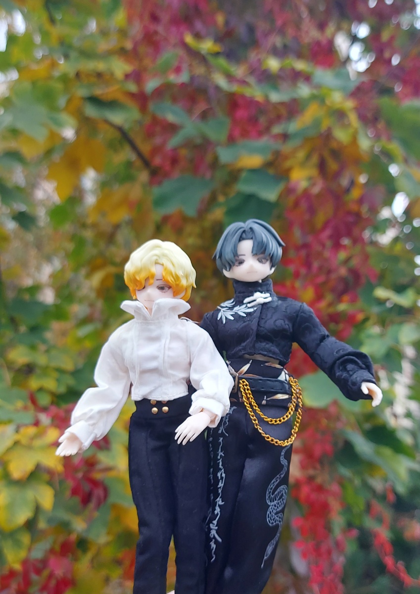 Куклы из серии "Сицилийские псы". Фото автора канала