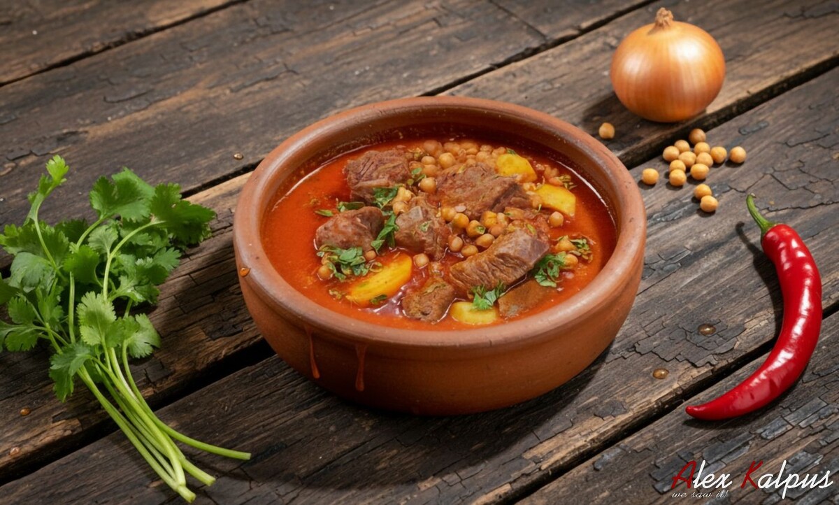 Бозбаши (ბოზბაში) - это не просто суп, а настоящая легенда кавказской кухни, блюдо с богатой историей и глубокими культурными корнями. Его 
насыщенный вкус и аромат рассказывают историю царских пиров и грузинского гостеприимства.