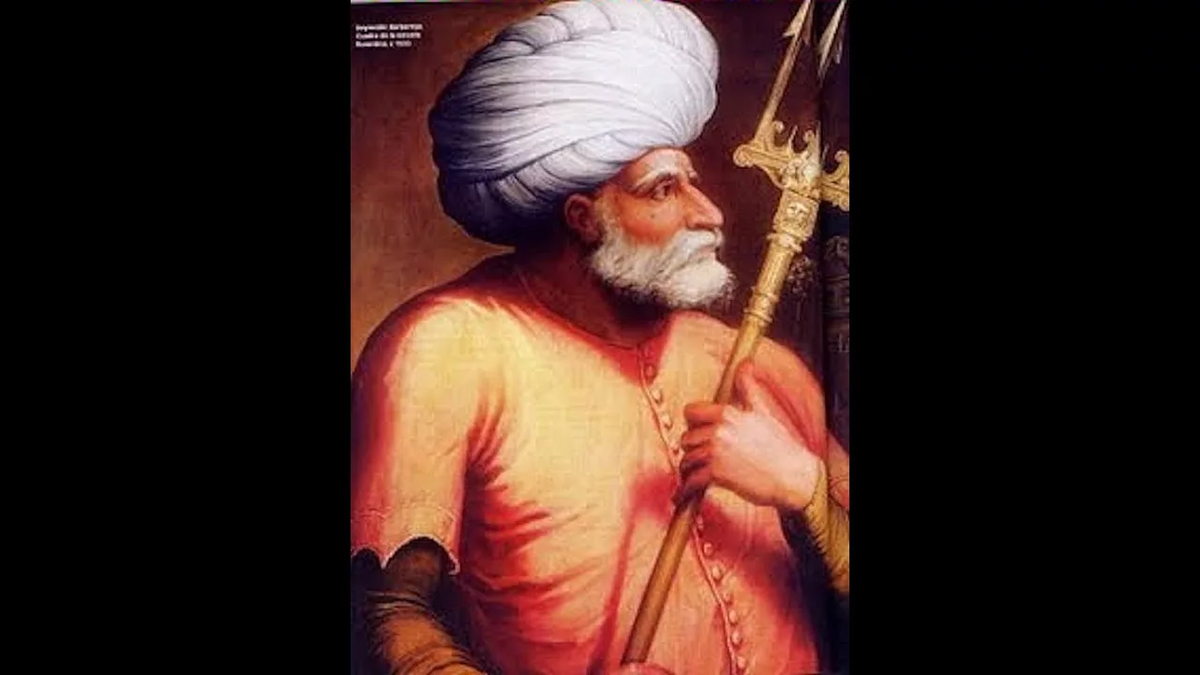 Портрет Хайраддина Барбароссы. XVI в.Портрет Хайраддина Барбароссы. XVI в.