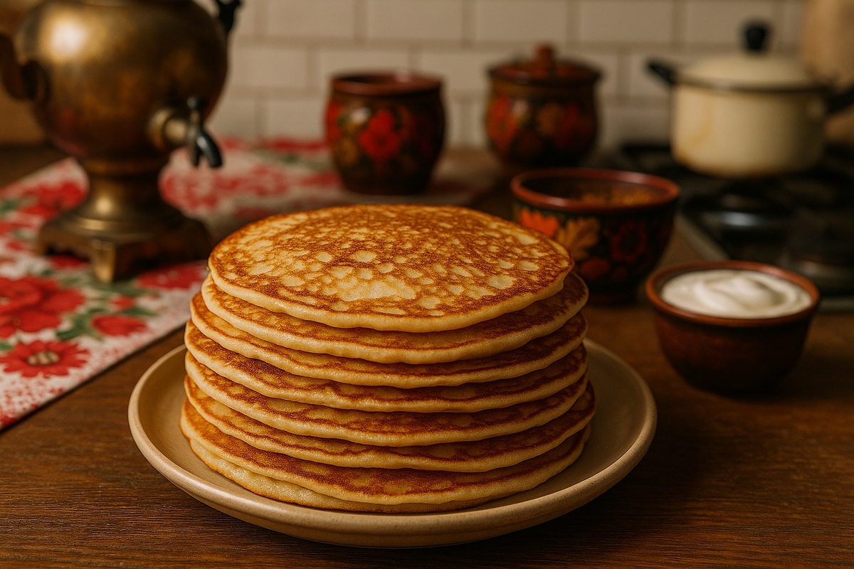    Из скисшего молока всегда можно сделать отличные блинчики