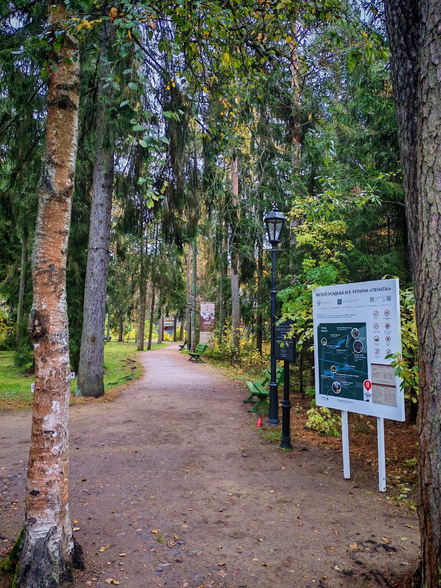 Парк усадьбы Пенаты. 