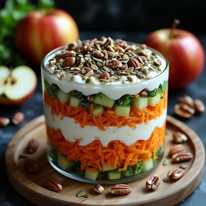 фото салат с морковью и яблоком