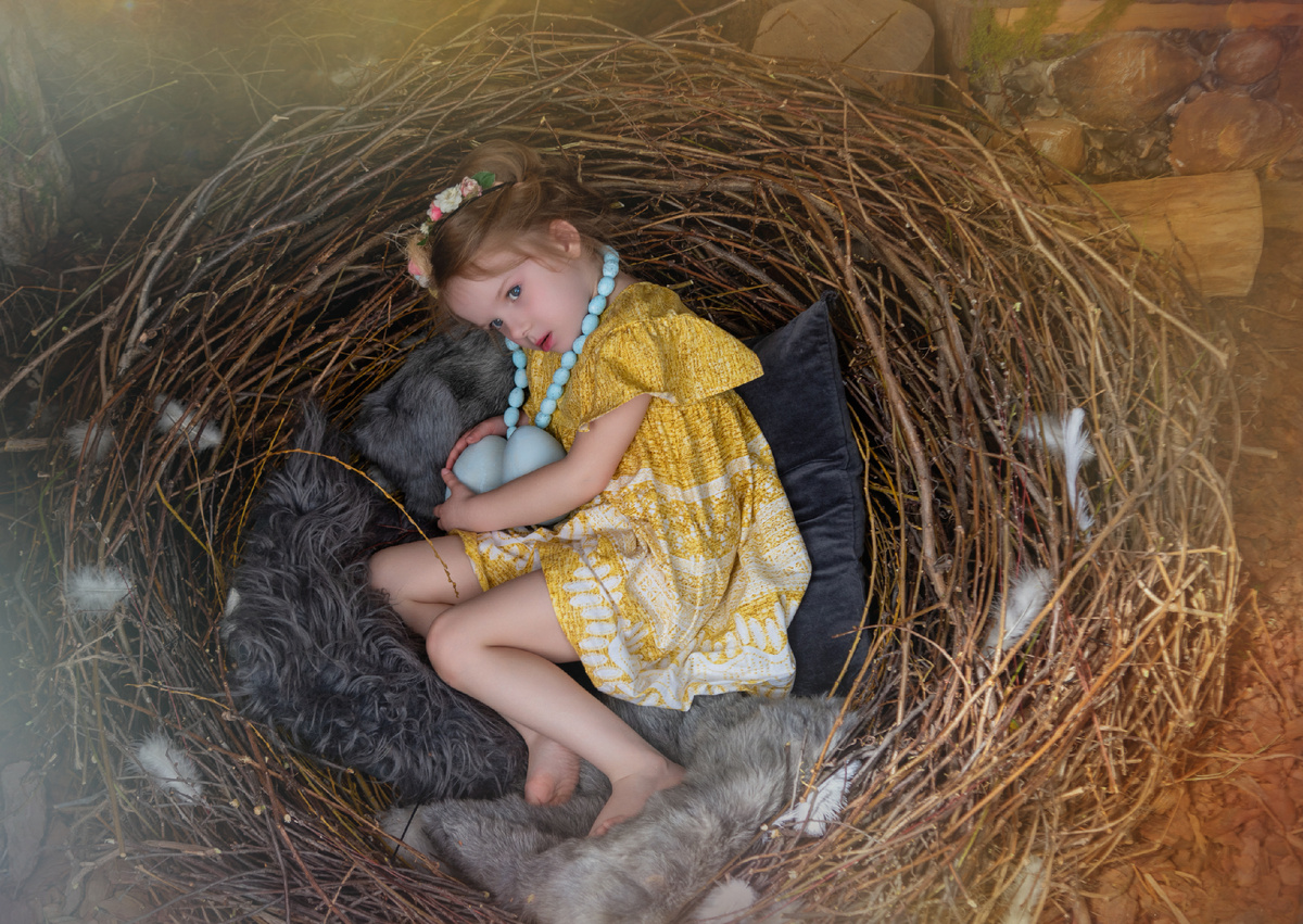 Пасхальный проект "Гнездо". Фотограф Ольга Чарус