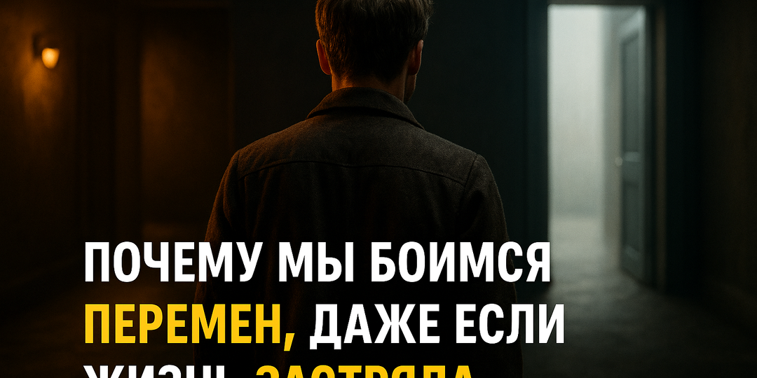 Почему мы боимся перемен, даже если жизнь застряла