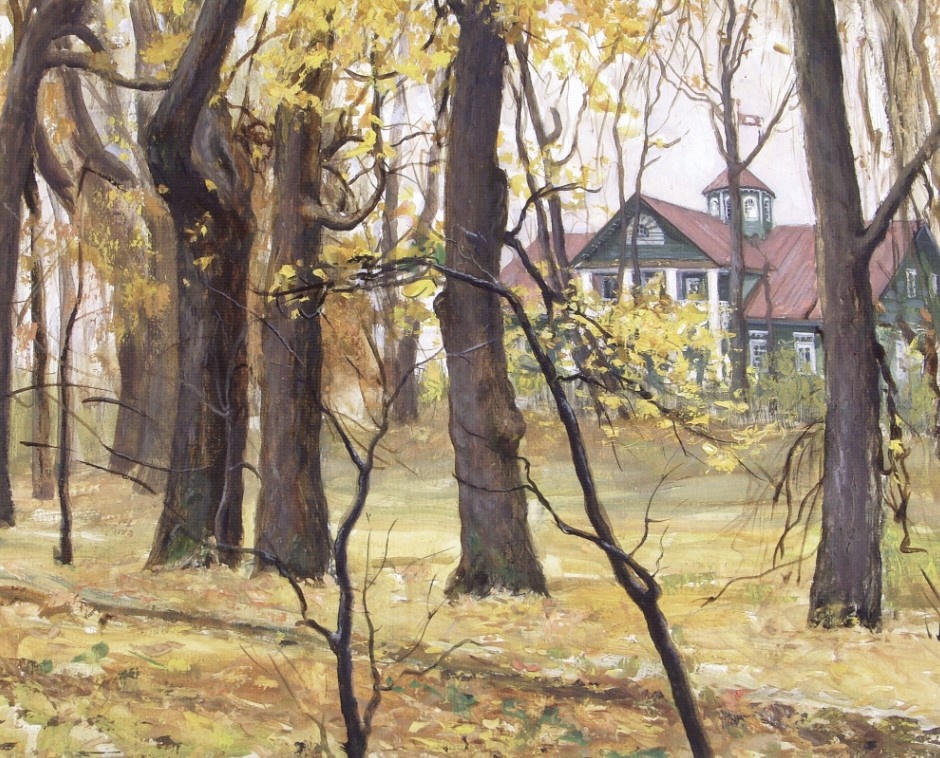 "Октябрь в Петровском" Б. Козмин, 1983г.