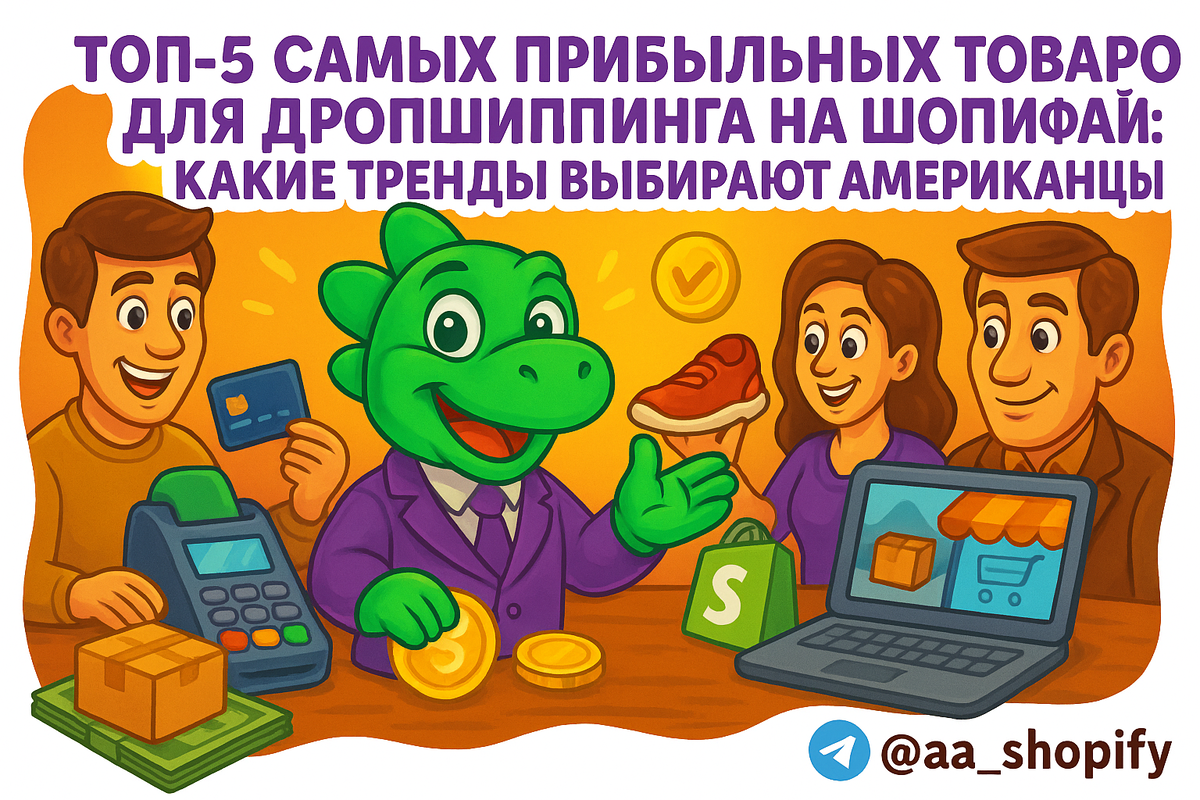    Топ-5 самых прибыльных товаров для дропшиппинга на Шопифай в 2025 году: какие тренды выбирают американцы? aa_ecom