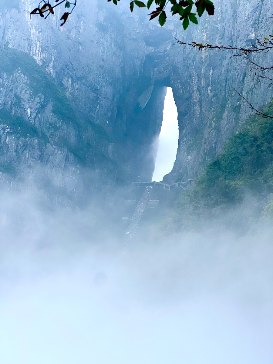 Дорога на пик Тянмень