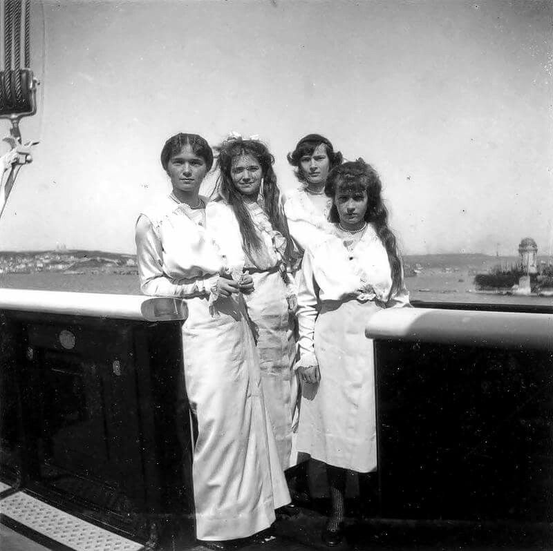 Великие княжны Ольга, Татьяна, Мария, Анастасия. Фото из интернета