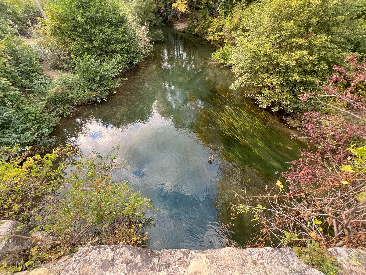 Вид с акведука на р. Чёрная. 27 сентября 2025 г.