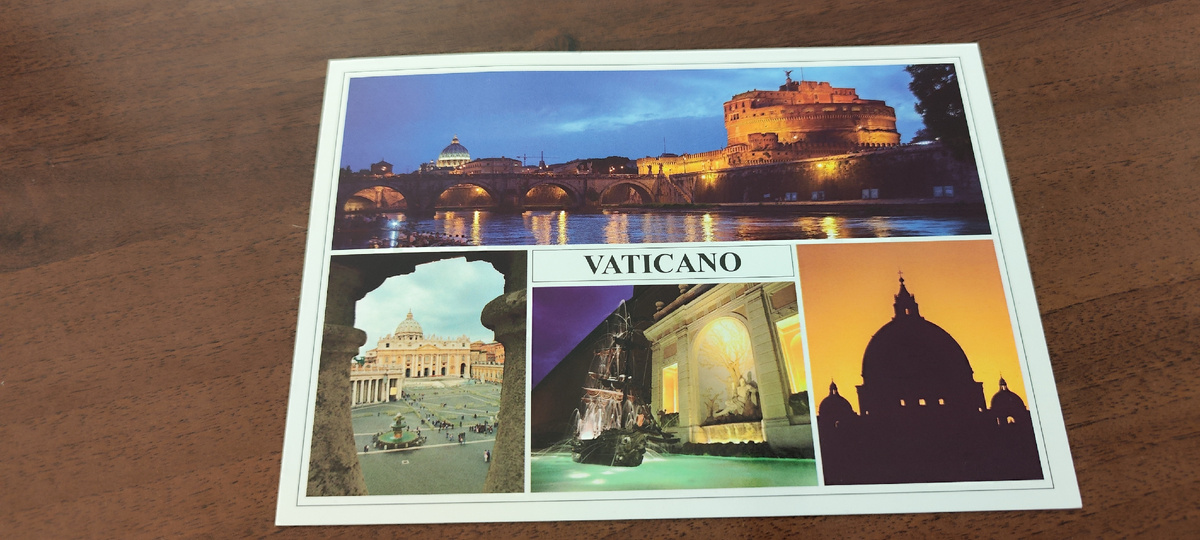 Открытка из Ватикана 