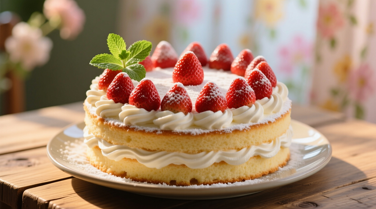 Клубничный торт