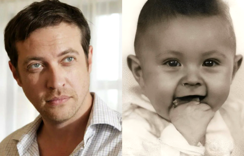 на фото слева Кирилл Сафонов сейчас, справа - в детстве