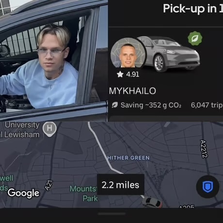 Завирусившееся фото на котором Мудрик,вероятно запечатлен подрабатывающим в Uber