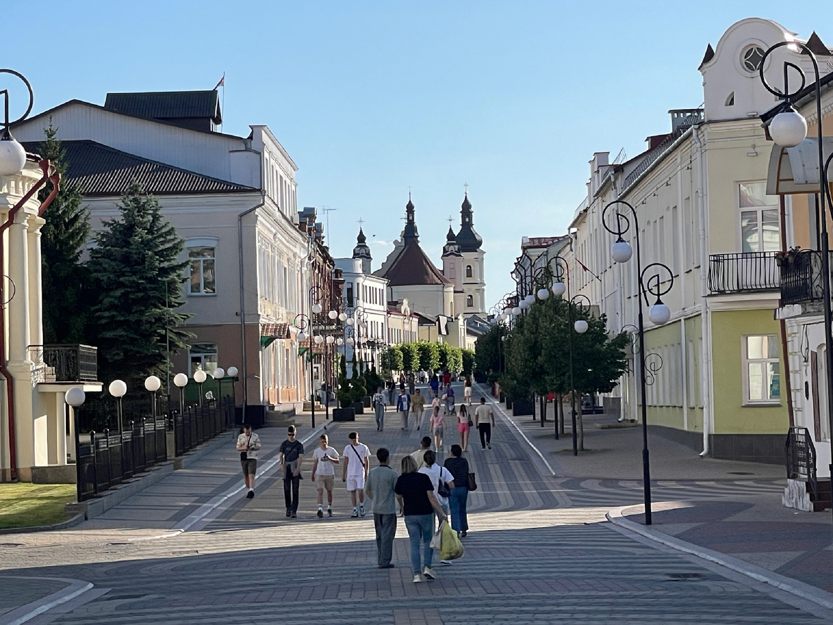 Улица Ленина в Пинске 