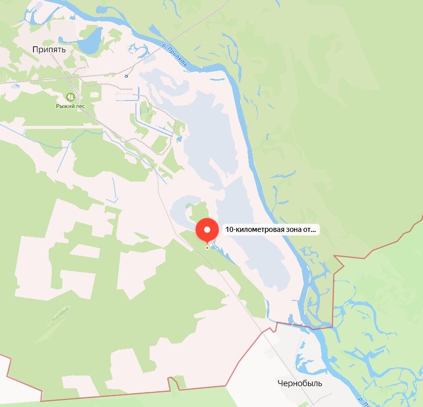 База отдыха "Изумрудное" на карте - там, где красная точка