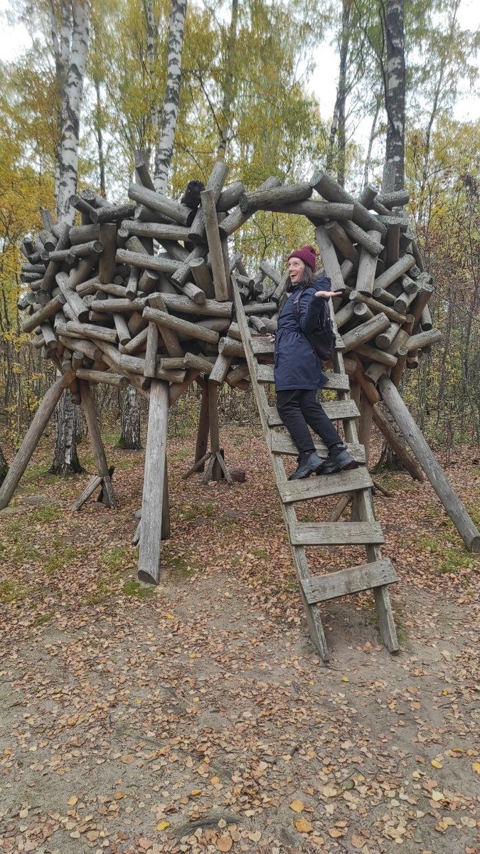 Арт-объекты на территории парка