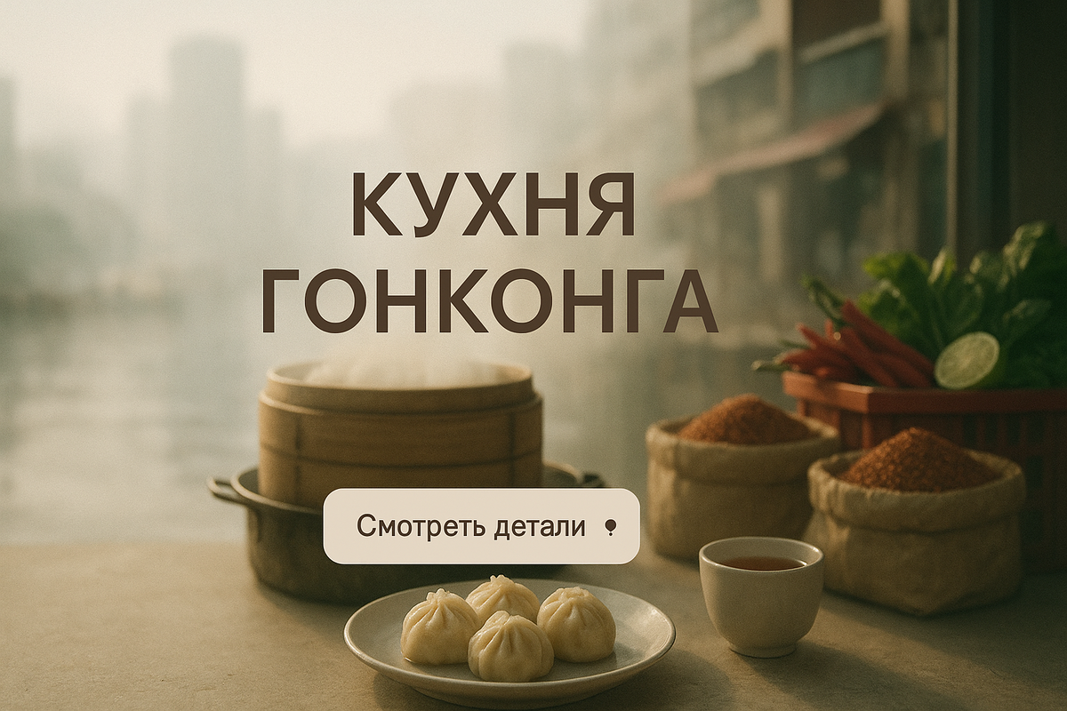 Обложка к статье - "🍜 Кухня Гонконга: что едят местные и что попробовать впервые — большой гастрогид с адресными лайфхаками" | Travel Flow