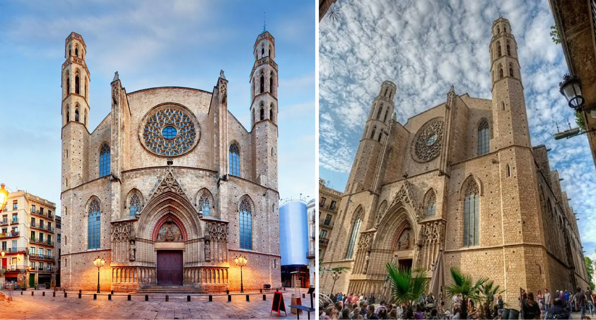 Тот самый собор Святой Марии в Барселоне