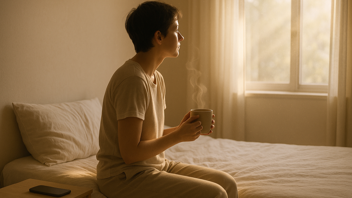 Телефон подождет. Ваше утро — это время для света, спокойствия и внутреннего порядка