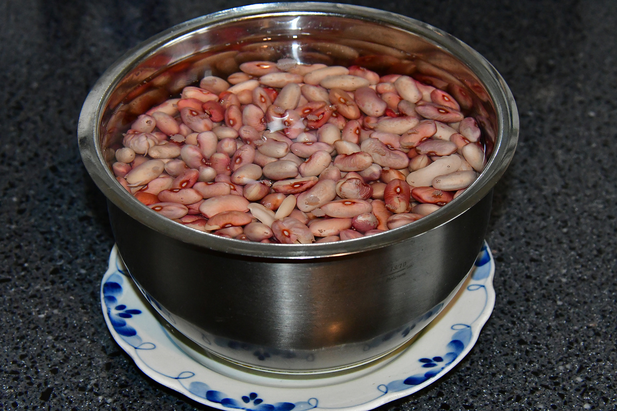 Замачиваем фасоль