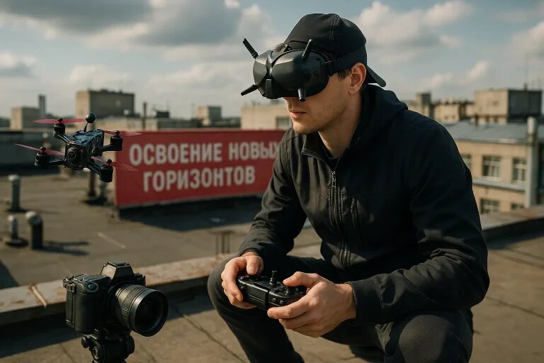    FPV-дроны в бизнесе: как пилоты зарабатывают на старте "Обученик"