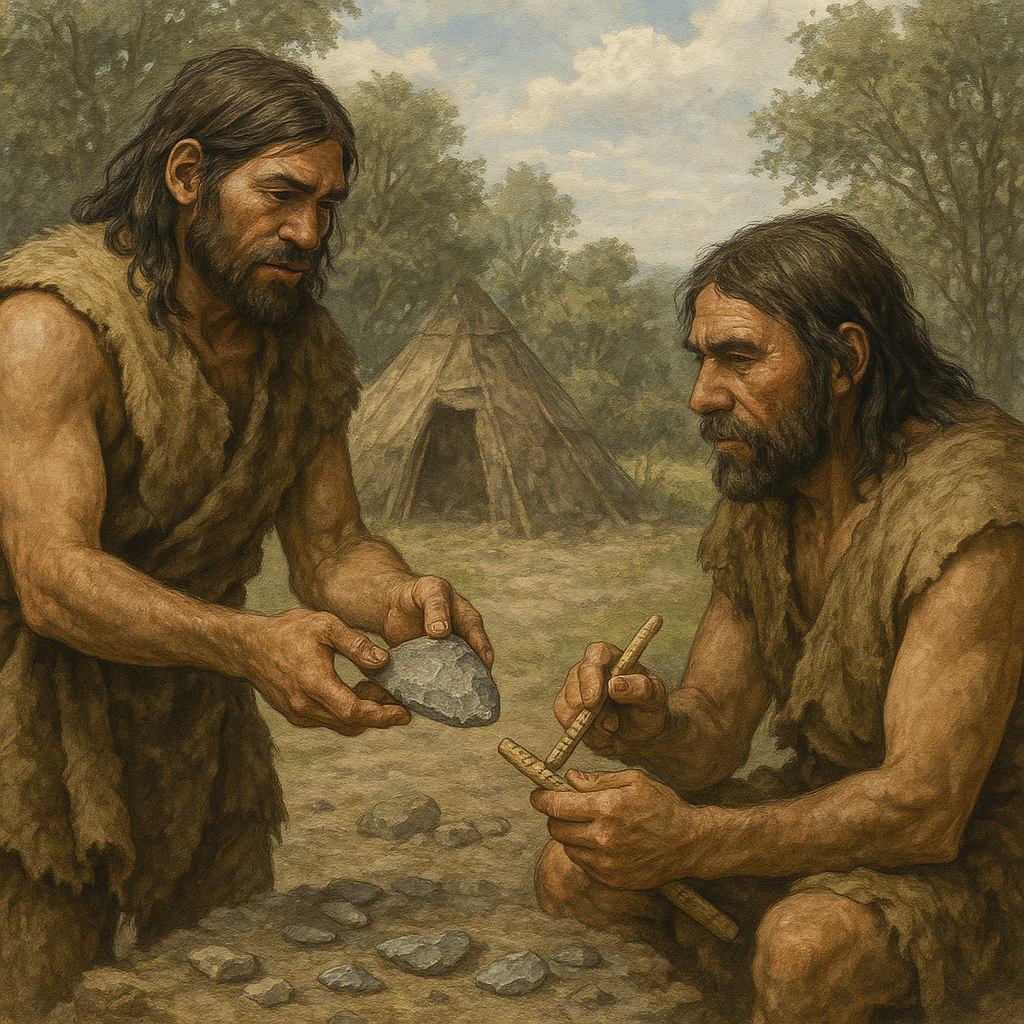 Зарождение долга: еще нет денег, но уже есть учет взаимных обязательств.