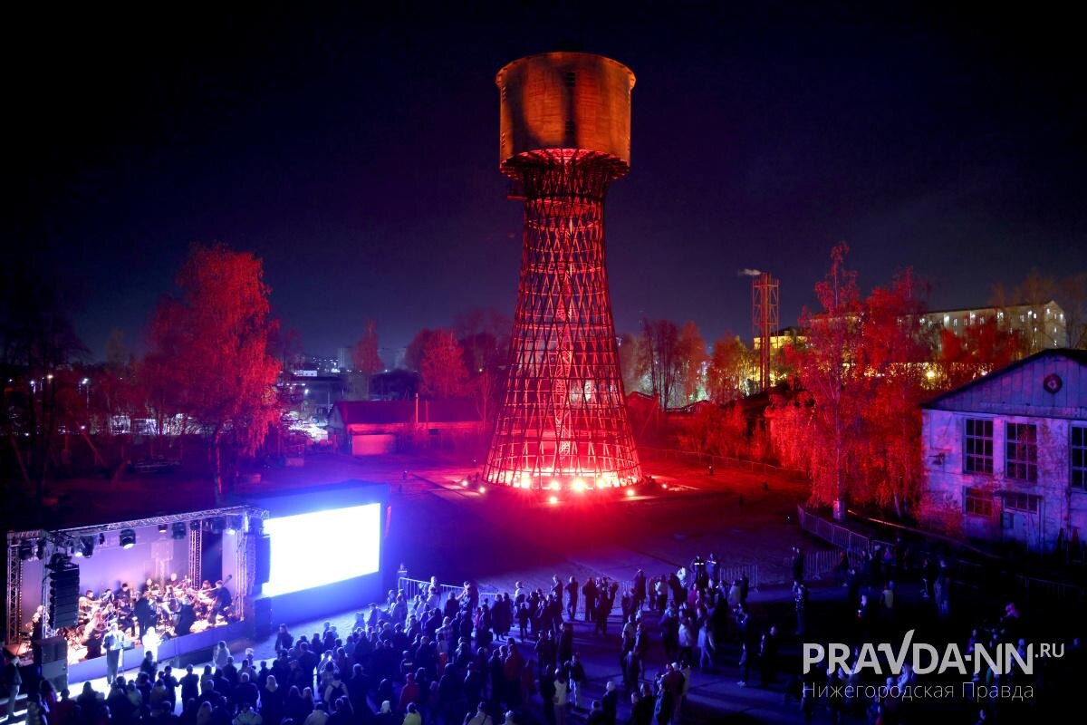    На открытие башни собралась вся Выкса