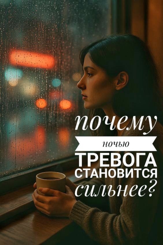Ночью тревога кажется громче — просто потому, что всё вокруг замолкает.