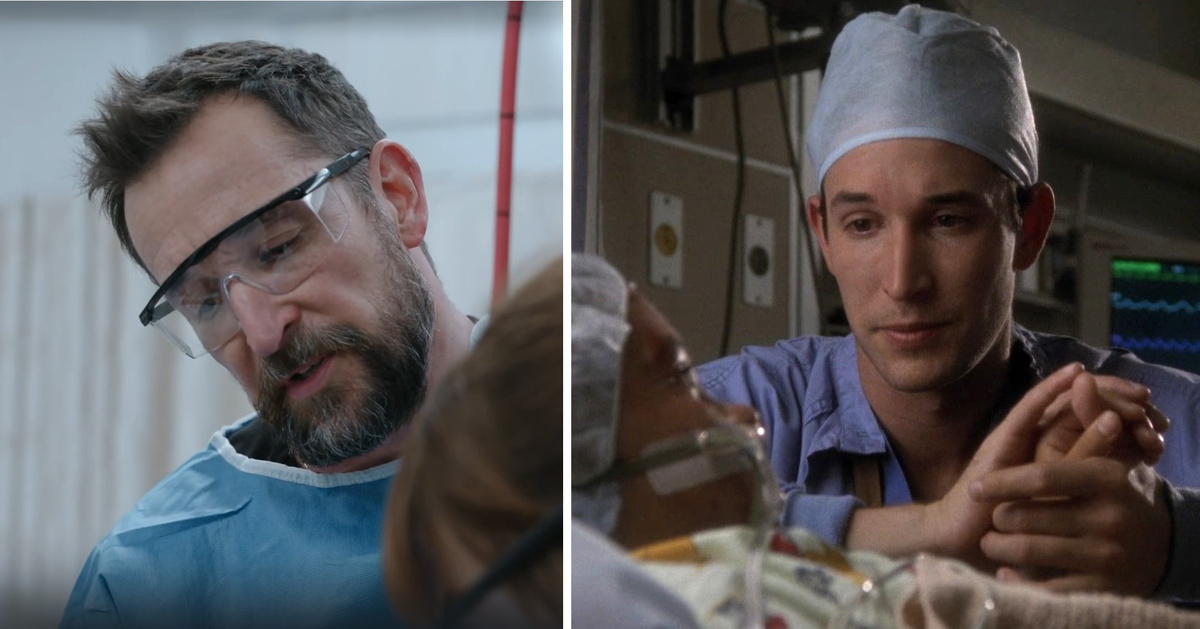 Персонаж Ноа Уайли, доктор Робби, управляет отделением неотложной помощи (ОНП) — это позиция, которую доктор Картер (его персонаж в ER) также занимал, став более опытным врачом и пройдя свой путь от студента.