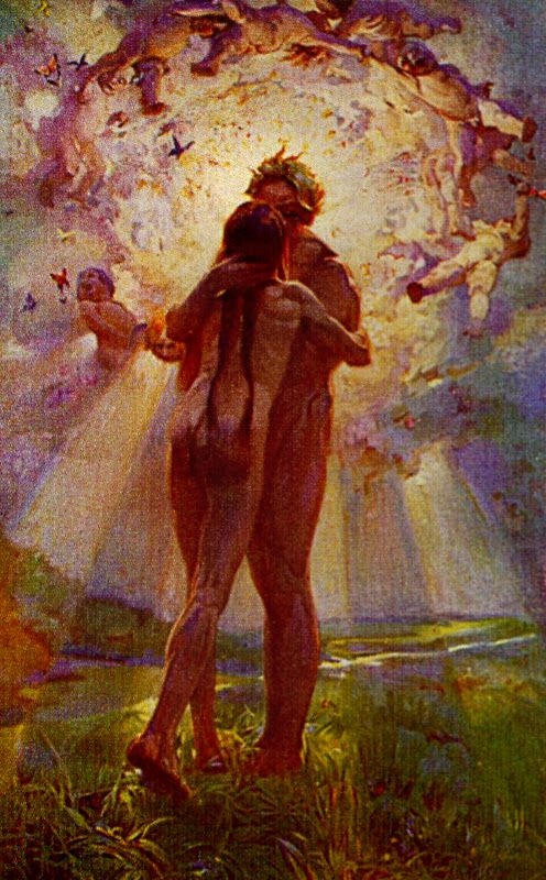 Земля и Солнце. Небо и Земля. Балдур и Герда. 1921. Людвиг Фаранкрог