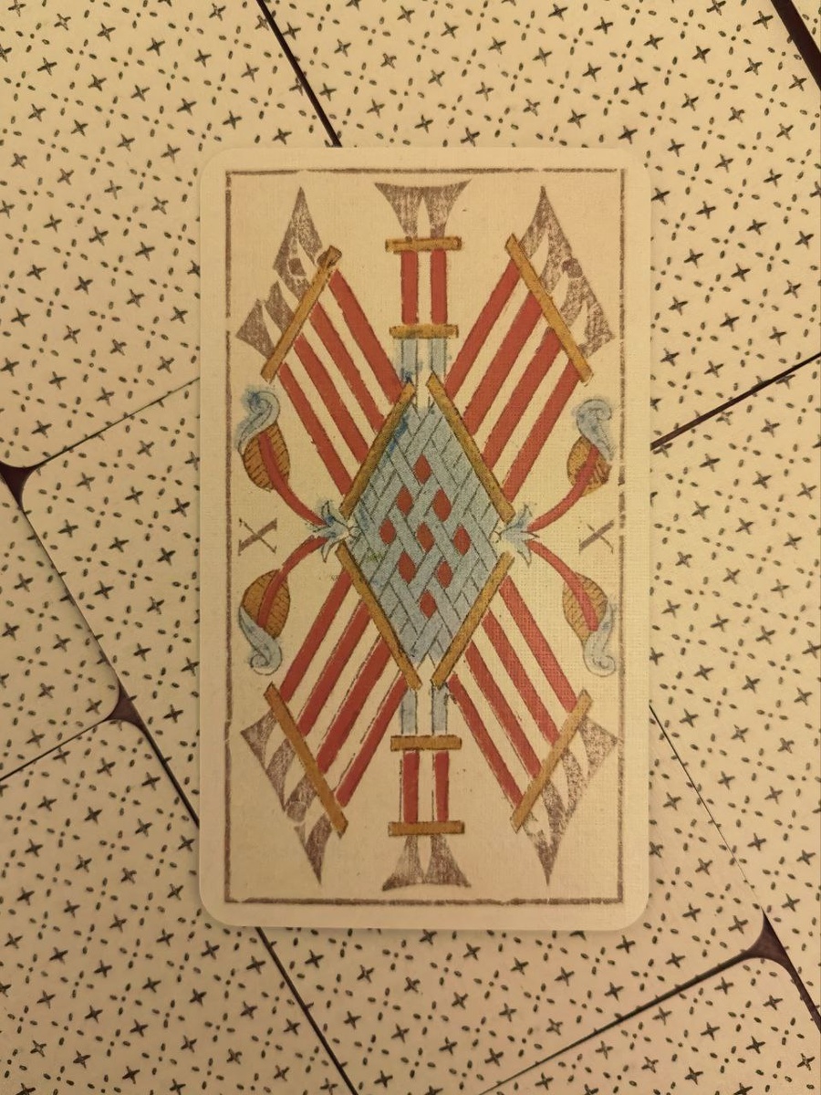 Tarot de Marseille Conver 1809, Kartograme, France