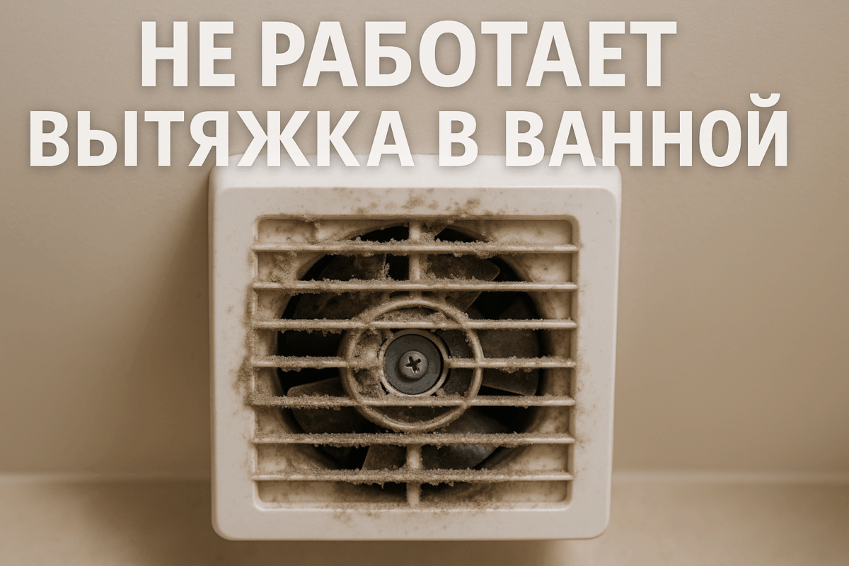    Не работает вытяжка в ванной: чистка и ремонт вентилятора Михаил Юрьевич