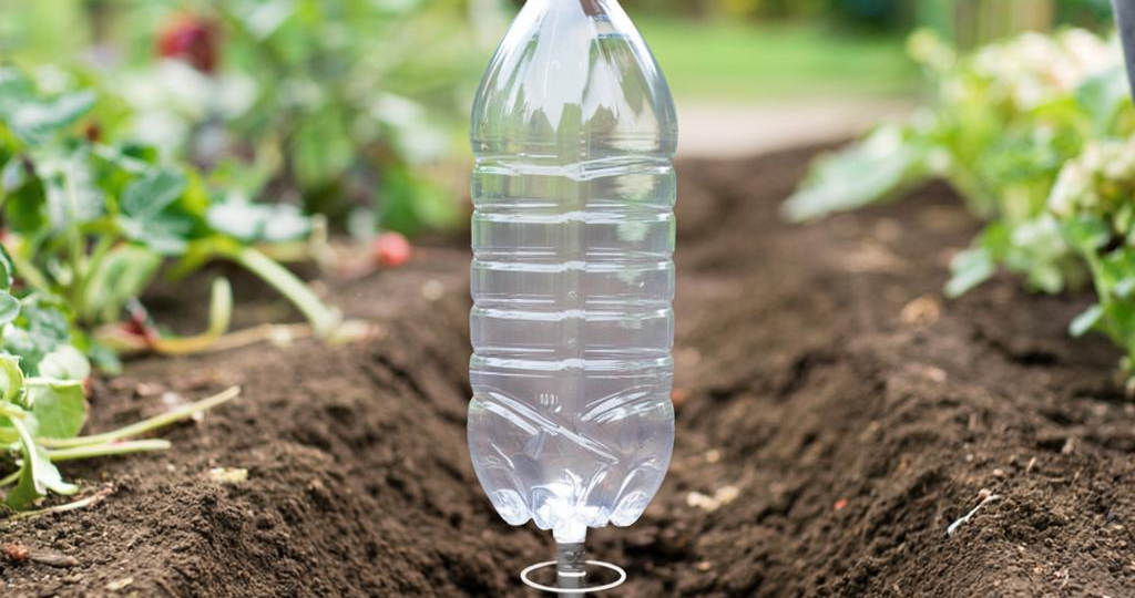 Как сделать отпугиватель кротов из пластиковой бутылки