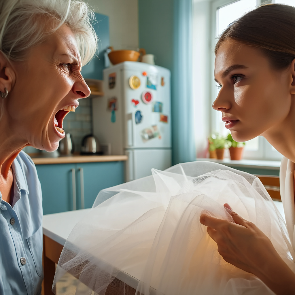 Свекровь потребовала отдать мою фату новой невестке. Я молча согласилась - и приложила к ней маленький подарок...