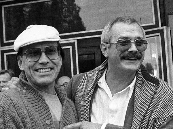 Андрей Кончаловский и Никита Михалков