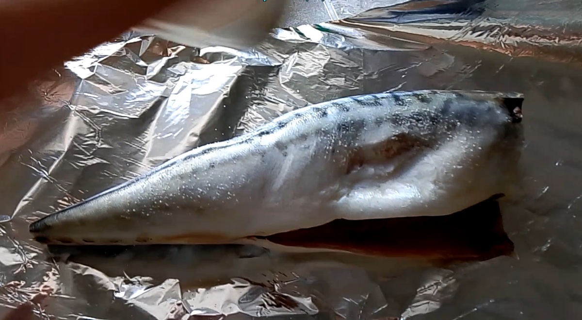 Солёная скумбрия. Фото автора.