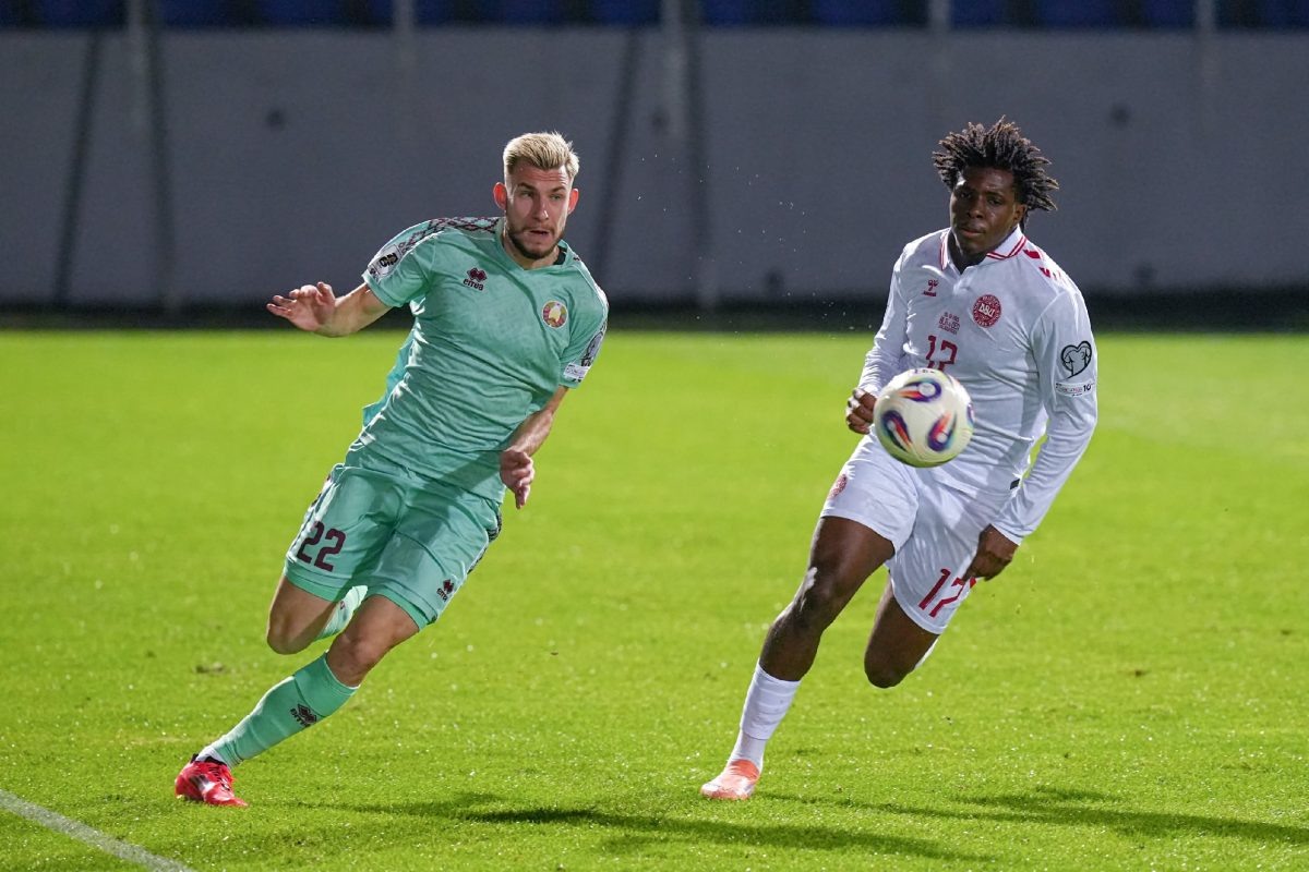    Вадим Пигас является игроком стартового состава сборной Беларуси