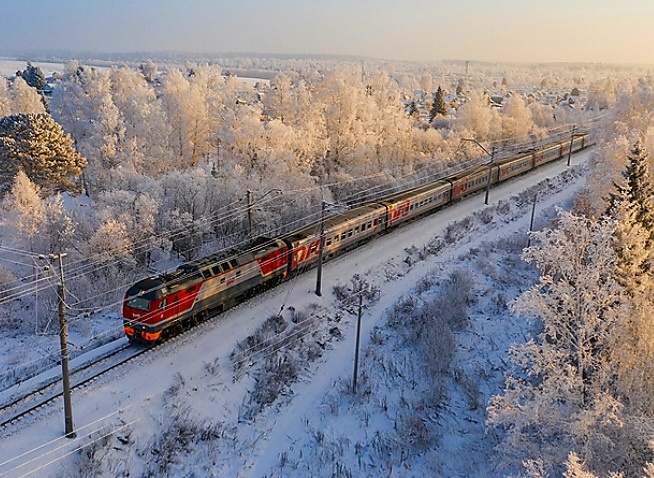 "Мороз-экспресс". Фото взято с сайта РЖД 