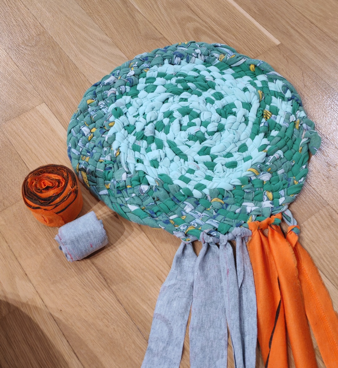 Чичковский коврик из футболок