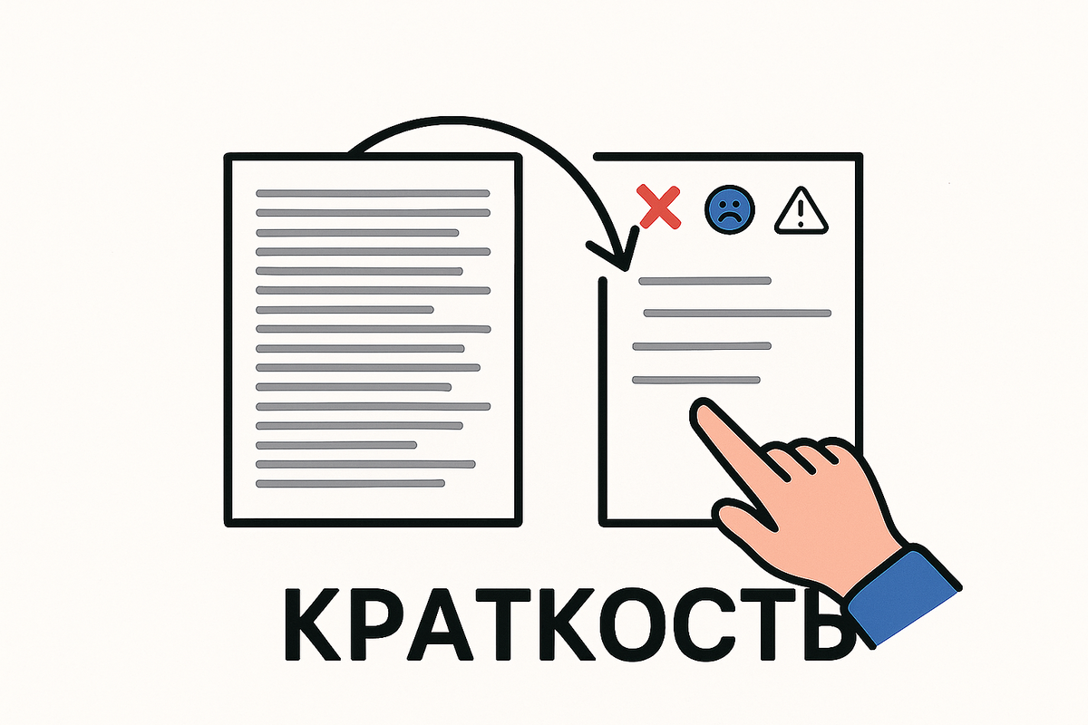 Краткость - критерий качества требования ПО