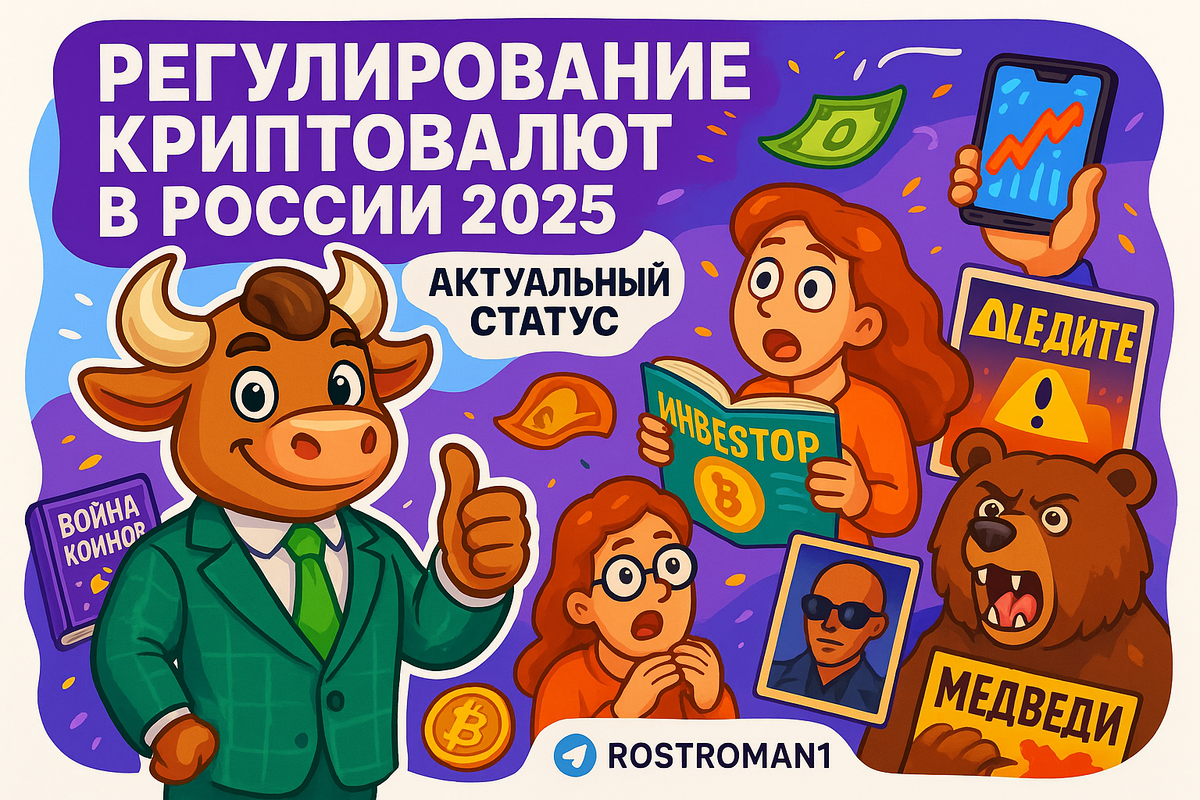    Регулирование криптовалют в России 2025: 7 ловушек, о которых молчат эксперты РоСТ | Роман о Системном Трейдинге