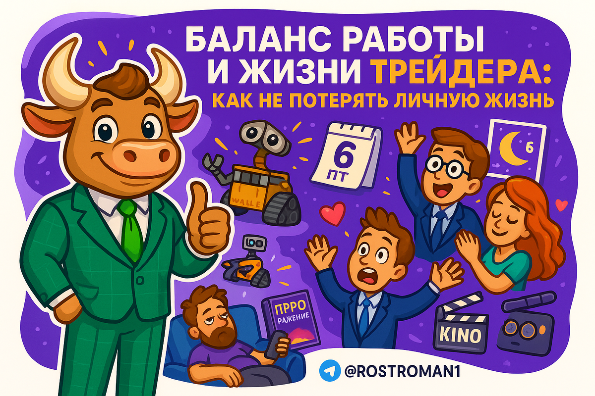    Work-life balance трейдера: 7 незаметных ловушек, которые крадут вашу личную жизнь РоСТ | Роман о Системном Трейдинге